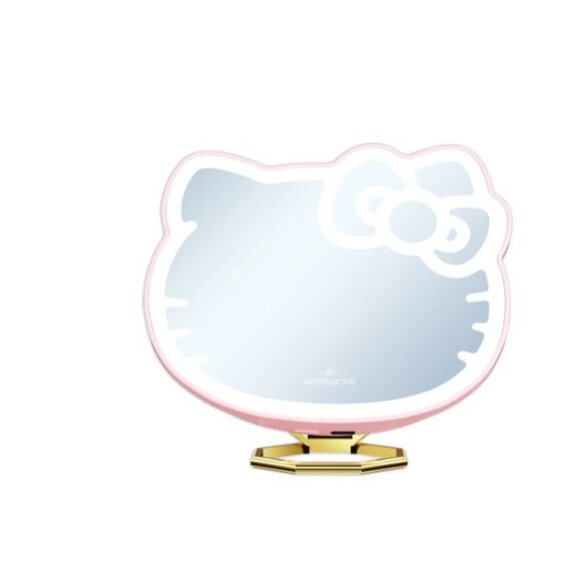Hello Kitty X Impressions Vanity LED Mirror With Gold Stand - Picture 1 of 11